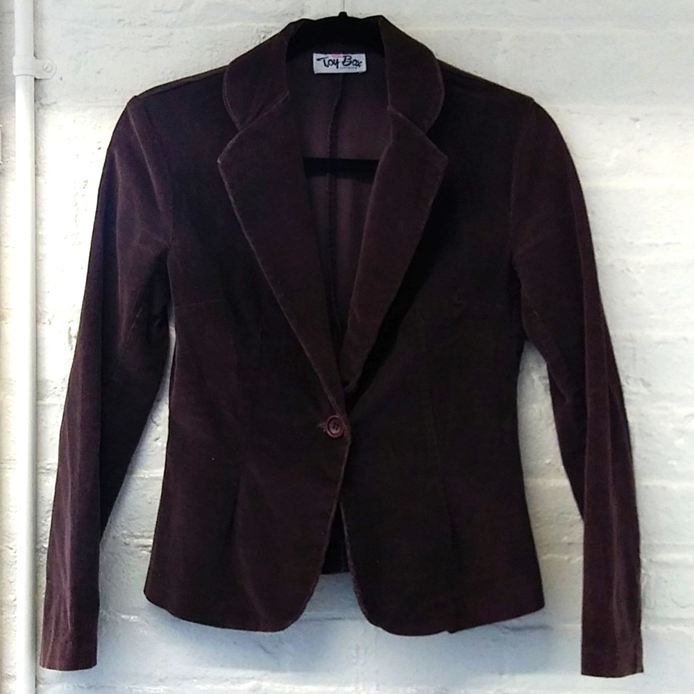 Corduroy Blazer Chocolate